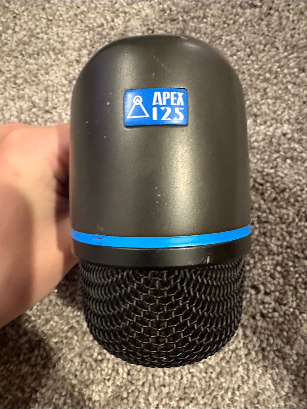 Apex 125 Black with Blue Accent Handheld Microphone